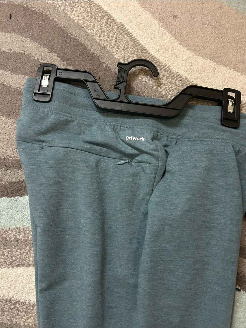 Athletic Works Dark Gray Heather Tee with Yellow Logo Tag